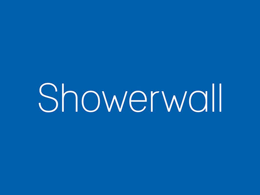 Shower wall