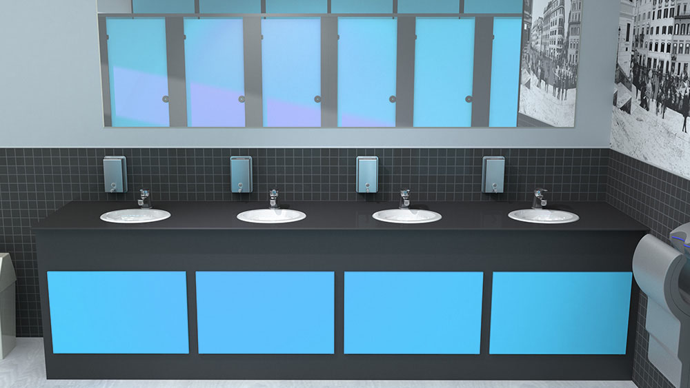 washroom vanity units
