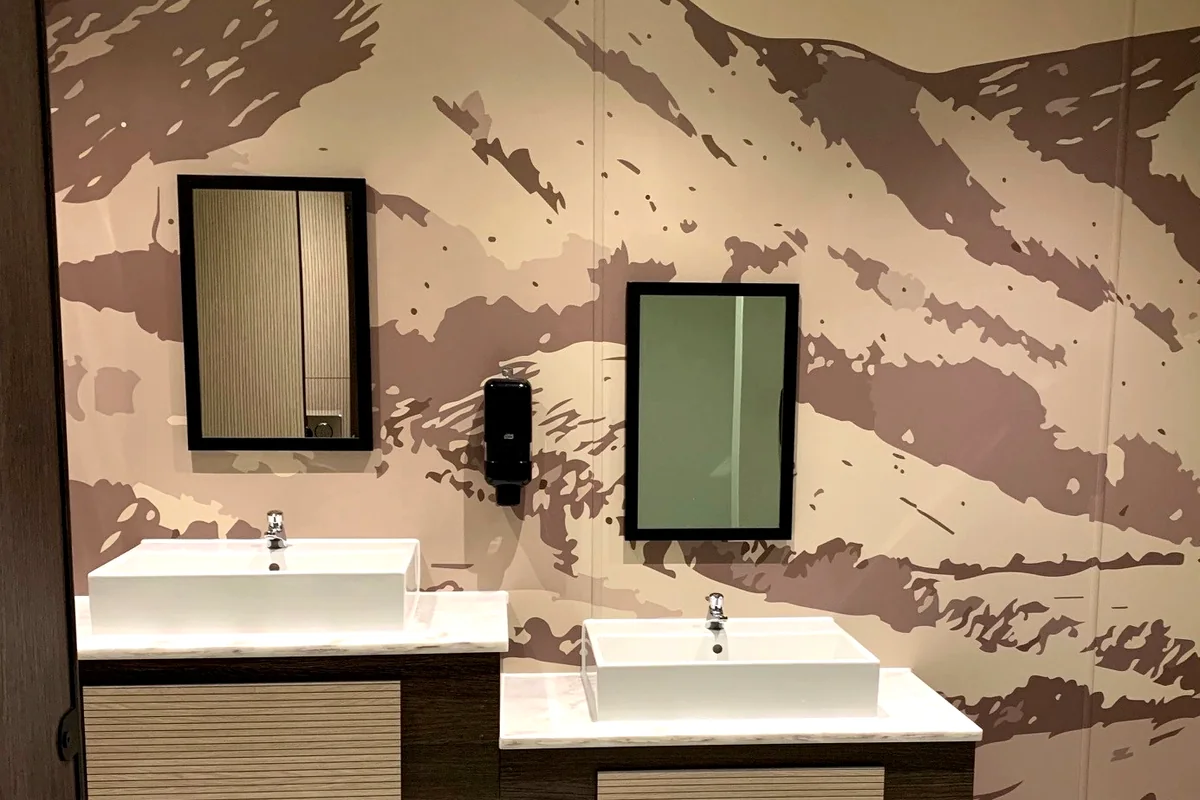 Commercial washroom cubicles for Park Holidays Malvern