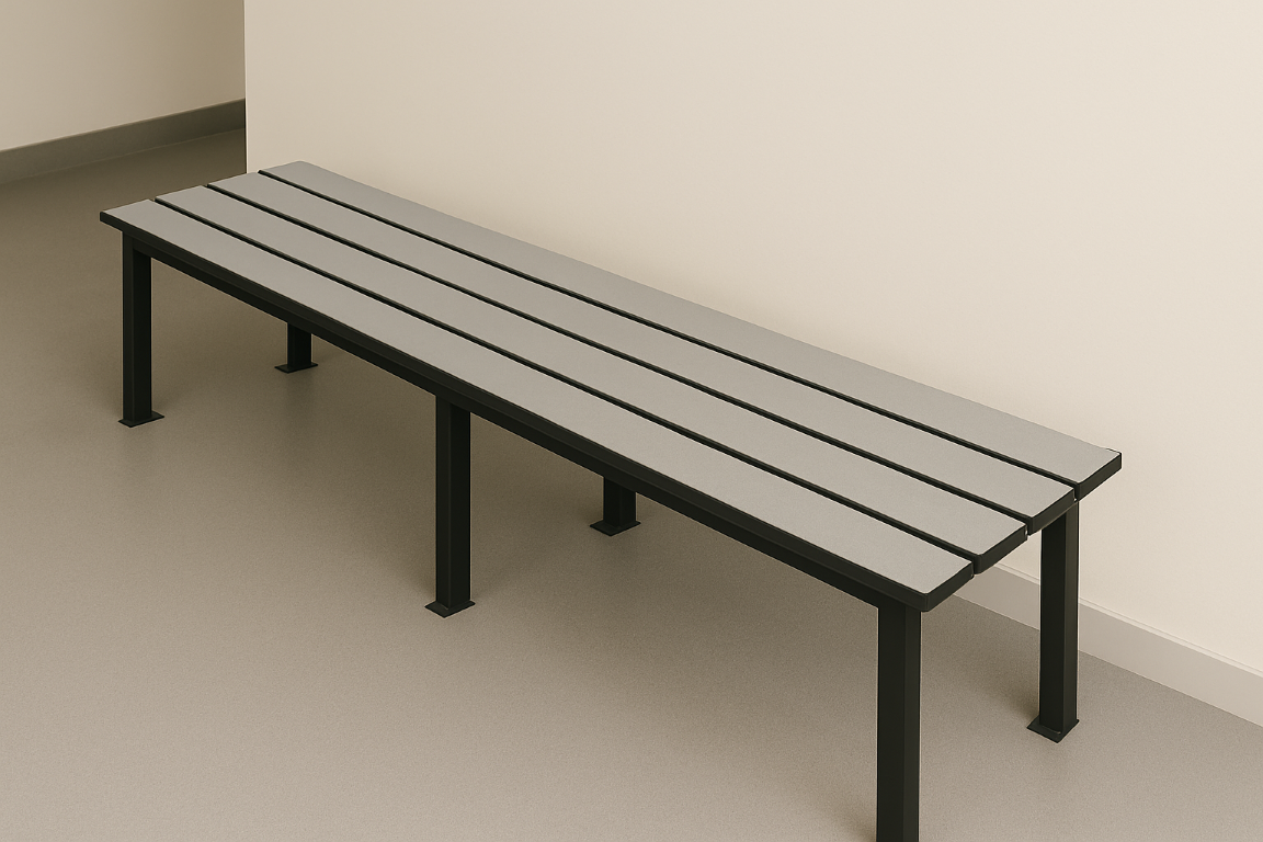 Single-Floor-SGL-Slat-Bench-Blue