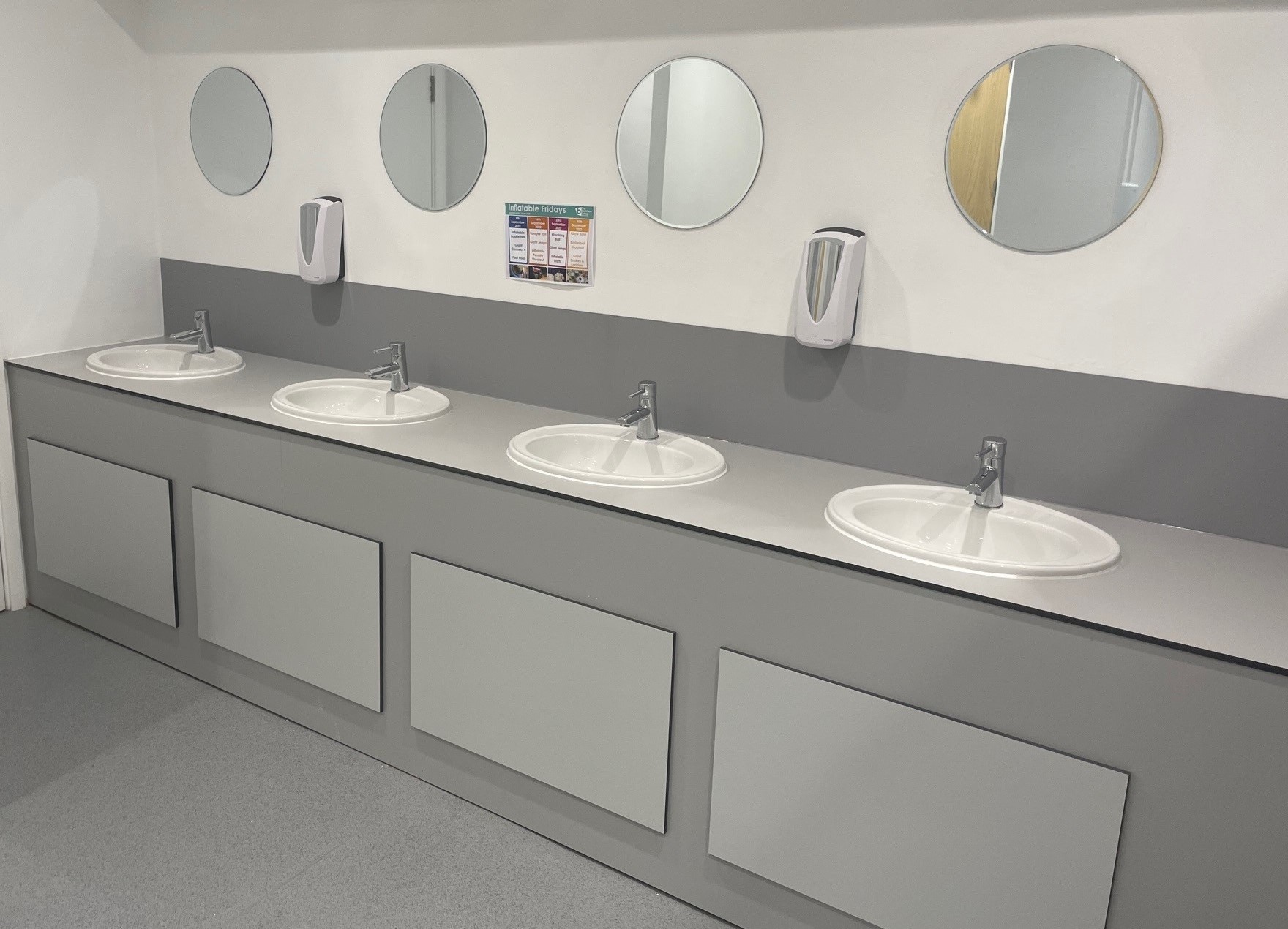 Digital Print Toilet Cubicles