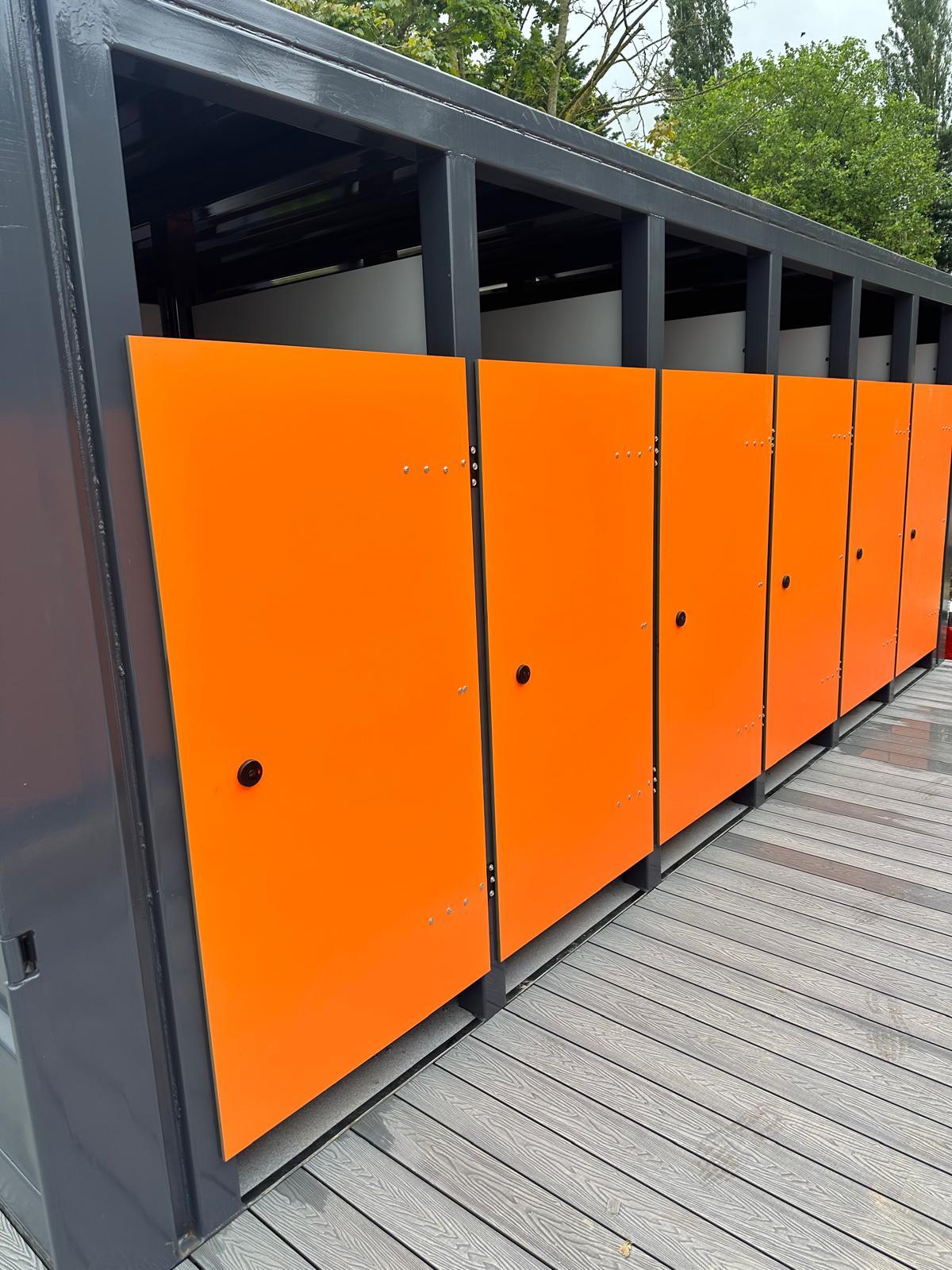 Digital Print Toilet Cubicles