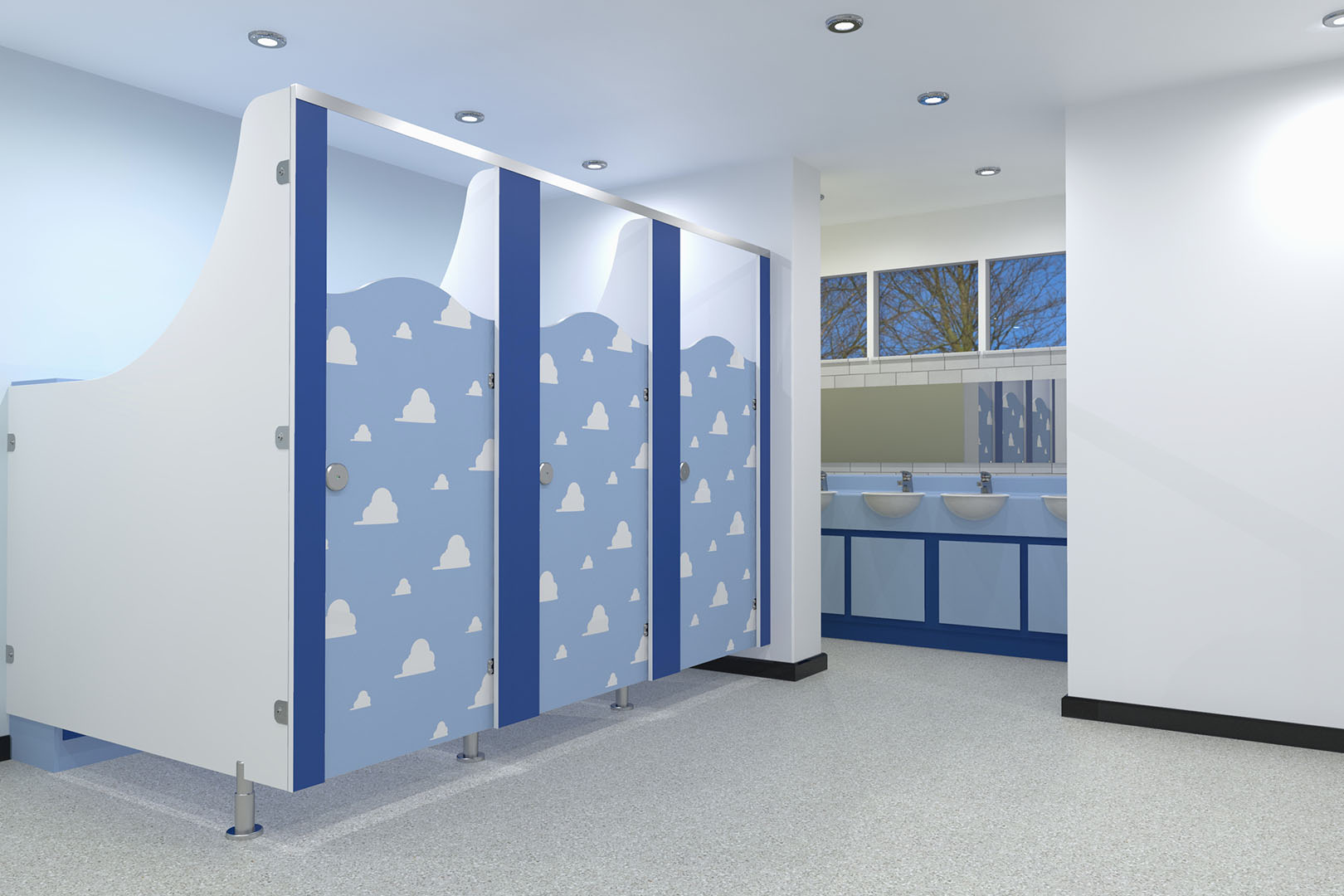 Toilet Cubicles for schools