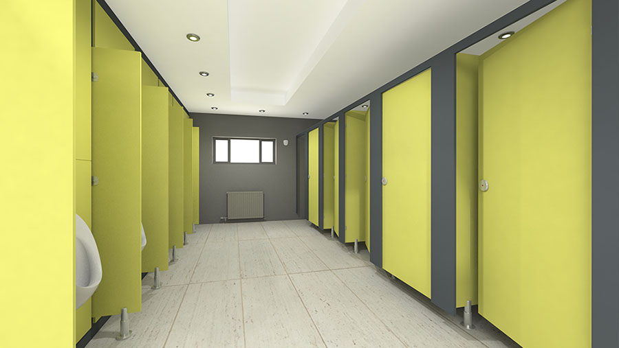 Volante Toilet Cubicles