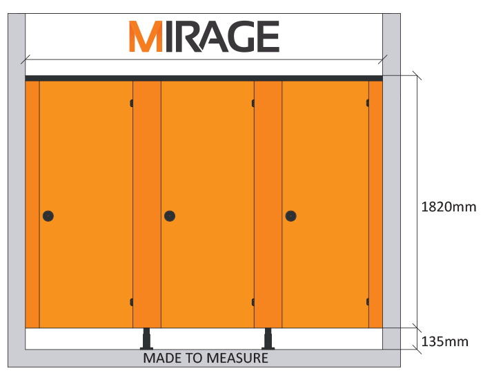 mirage cubicle spec