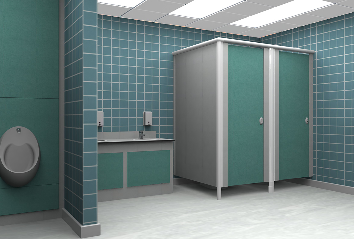 toilet cubicles healthcare