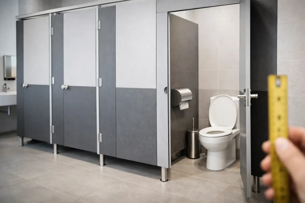 Toilet Cubicle Sizes Guide for UK Projects