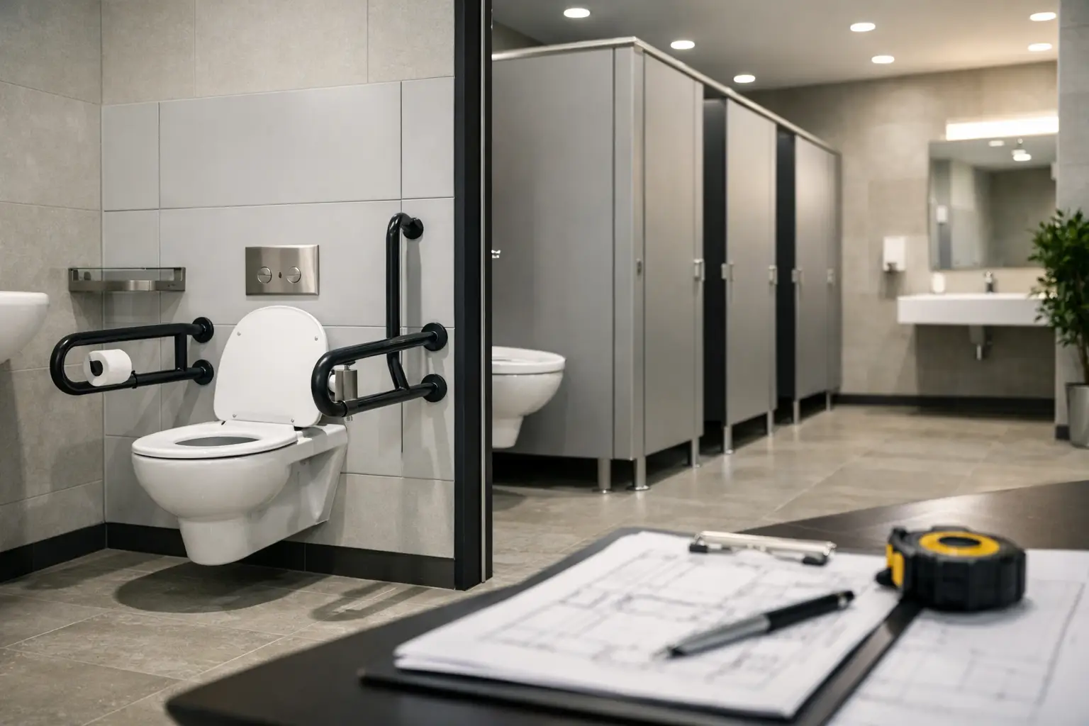 How to Plan Compliant Washrooms for UK Projects 1 How to Plan Compliant Washrooms for UK Projects