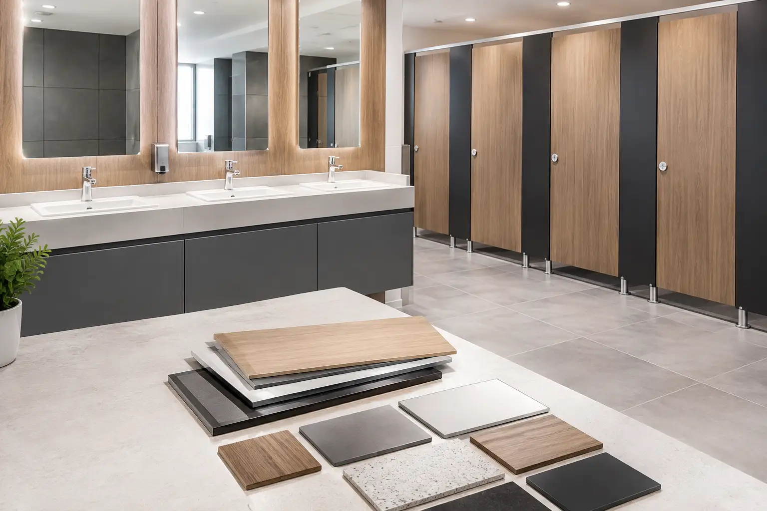 Choosing Commercial Vanity Unit Materials 1 Choosing Commercial Vanity Unit Materials