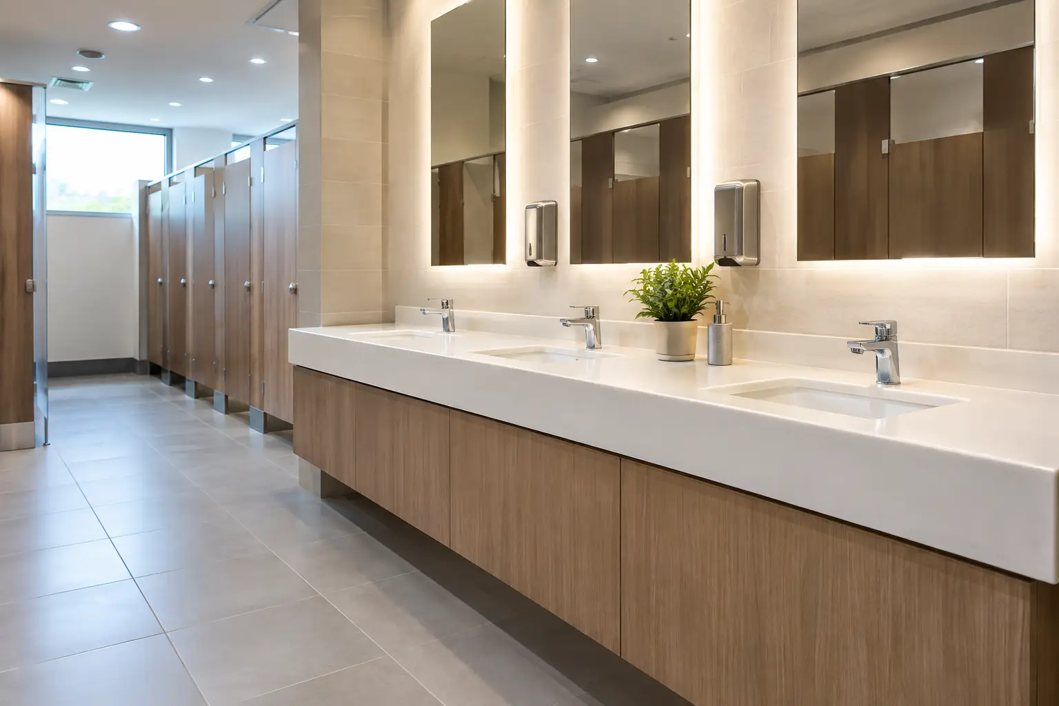 Commercial Vanity Units for Busy Washrooms 1 Commercial Vanity Units for Busy Washrooms
